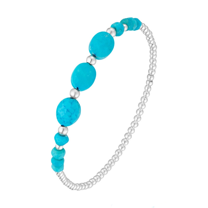 Bracelet Elastique turquoise