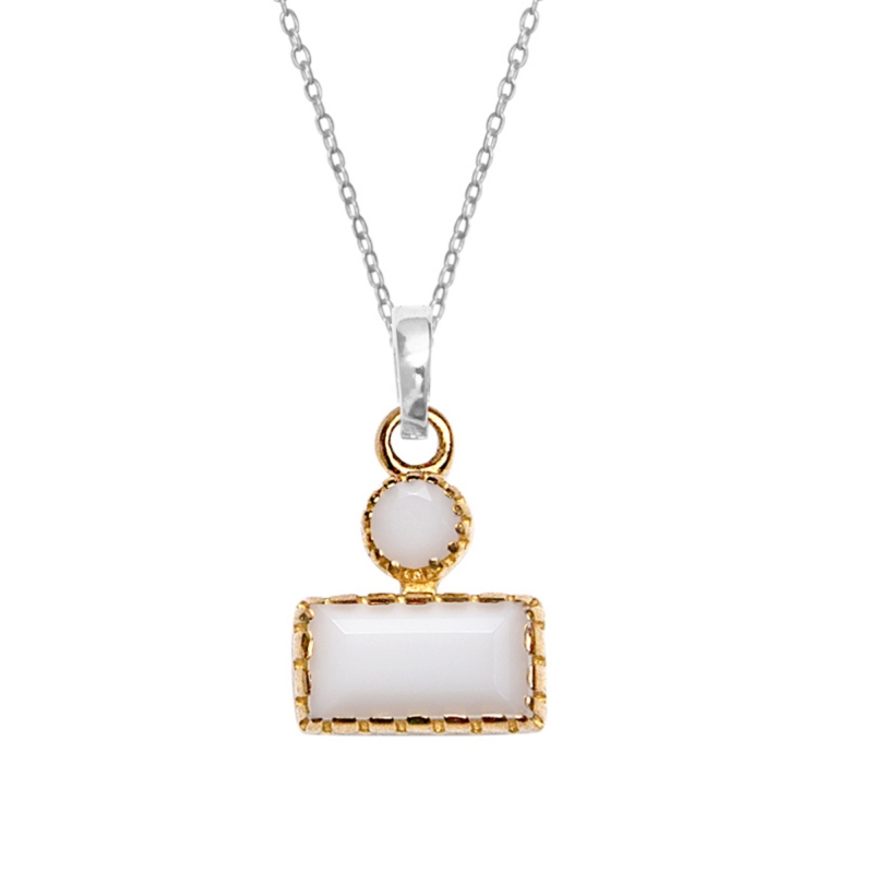 Collier Esmhée Blanc