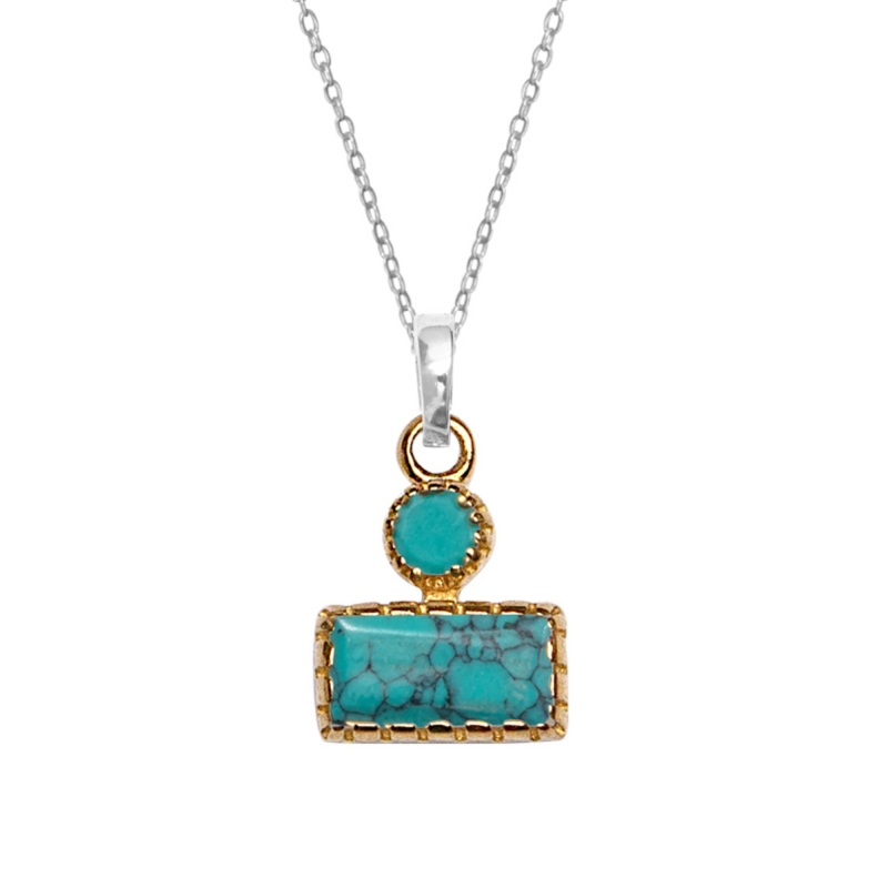 Collier Esmhee turqoise
