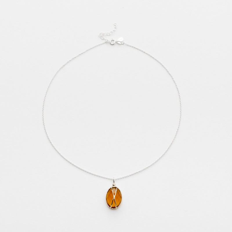 Collier Balma orange