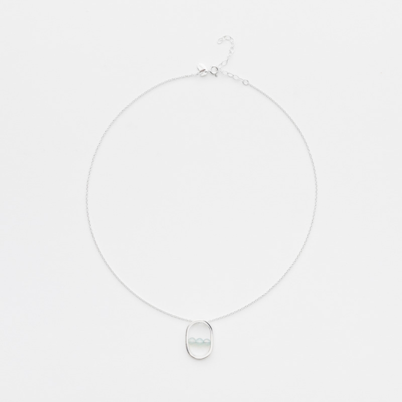 Collier Irving blau clair