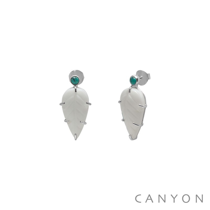 Boucles d'oreilles feuilles