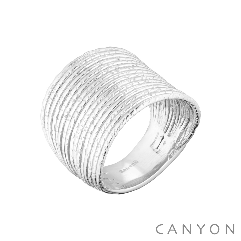 Bague Ana striée