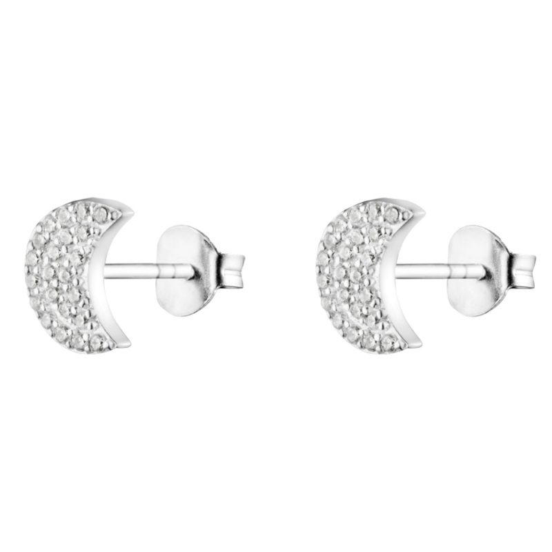 Boucles d'oreilles Lune