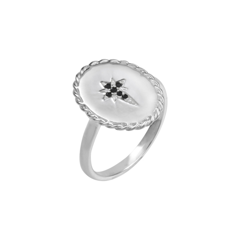 Bague Ovale Etoile filante