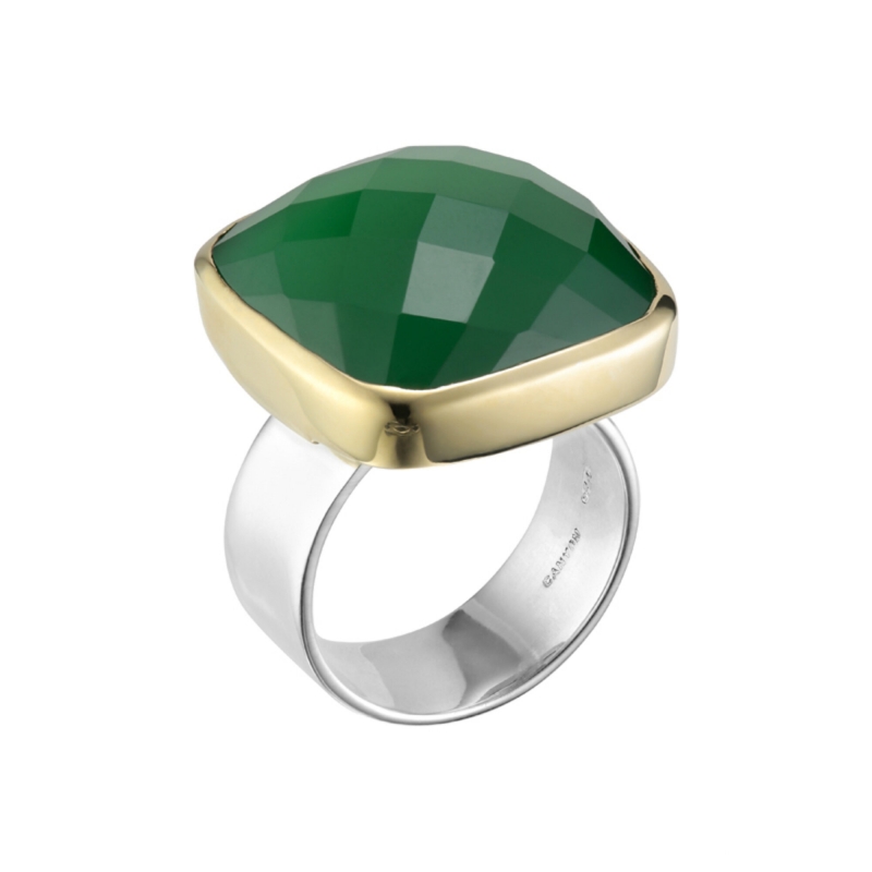 Bague Otto vert