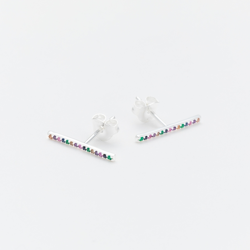 Boucles d'oreilles Barre