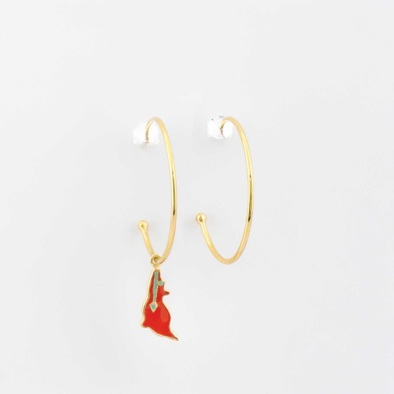 Boucles d'oreilles créoles...