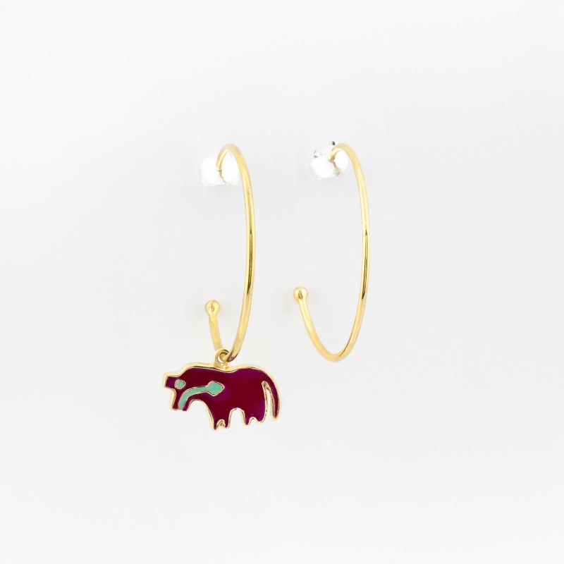 Boucles d'oreilles Cheval