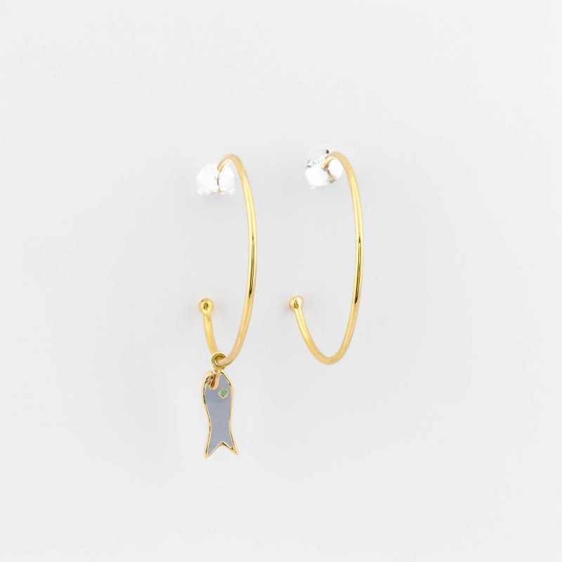 Boucles d'oreilles créoles...