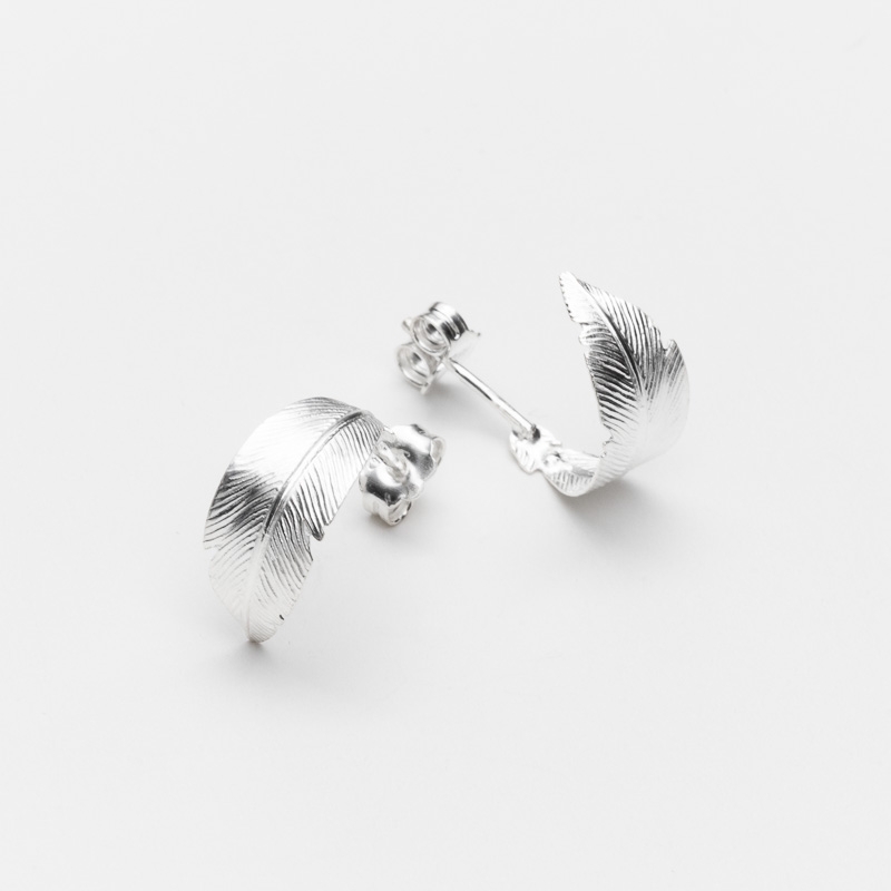 Boucles d'oreilles Plume