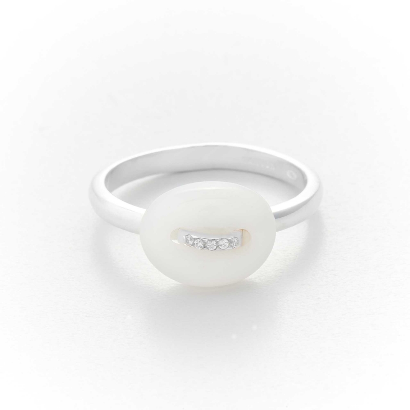 Bague White Shiny