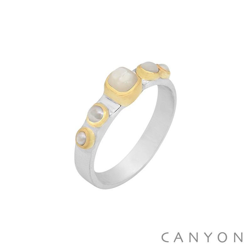 Bague Gary Blanc