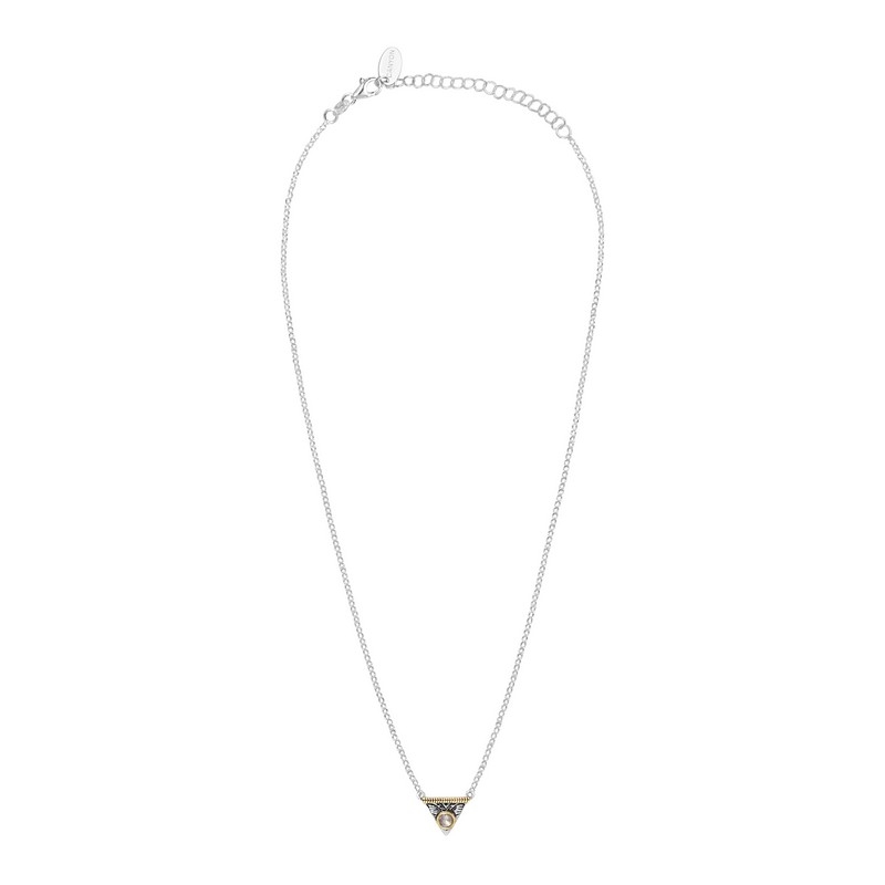 Collier Triangle Blanc