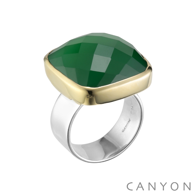 Bague Otto vert