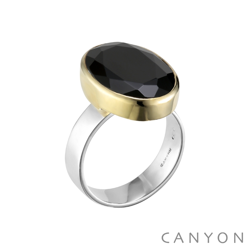 Bague Lilian noir