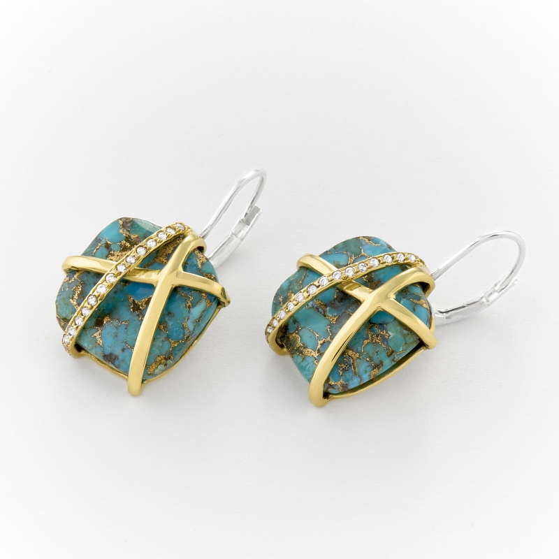 Boucles d'oreilles Iris
